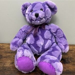 Sugar Loaf Purple Hearts Bear‎ Plush